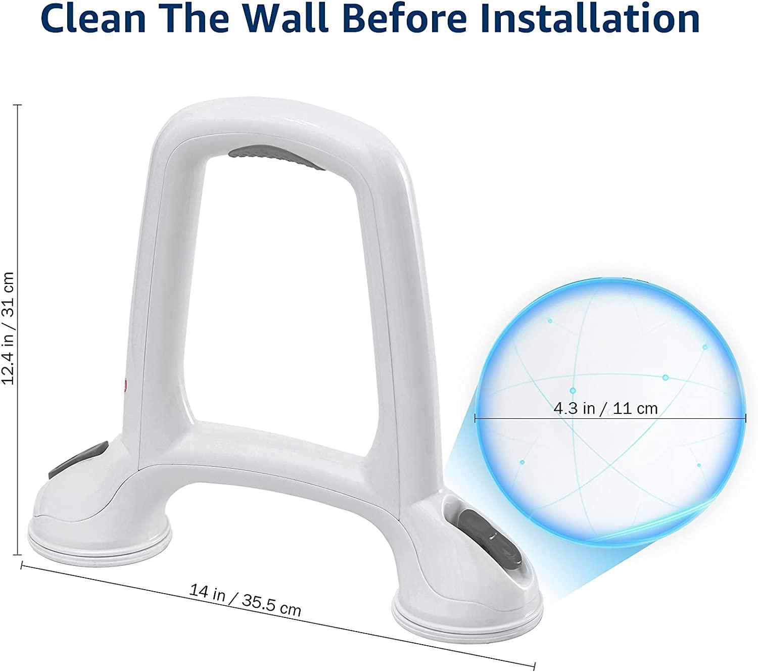 TAILI Suction Shower Safety Grab Bar Bathroom Balance Handle Strong