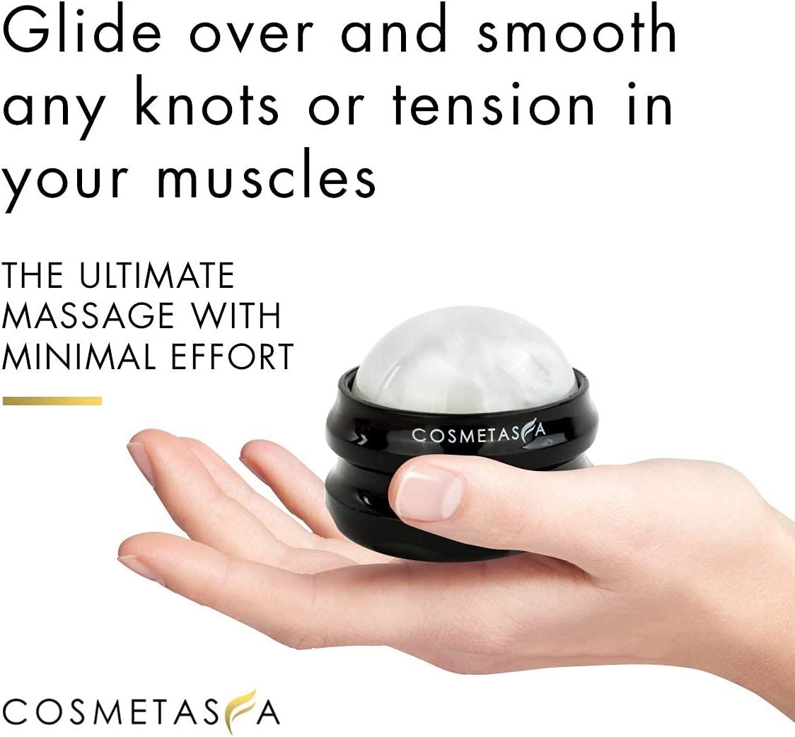 Cosmetasa Sore Muscle Massage Oil with Massage Ball Roller Soothes