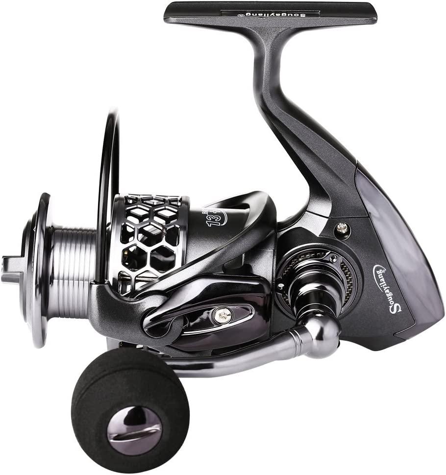 Sougayilang 13+1BB Aluminum Spinning Fishing Reel XY2000 with Free Spare Graphite Spool | Buy Now with Express International Delivery | GoSupps.com Sougayilang 13+1BB Aluminum Spinning Fishing Reel XY2000 with Free Spare Graphite Spool | Buy Now with Express International Delivery | GoSupps.com