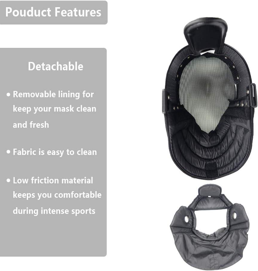 Fencing Coaches Mask 350N CE Certified Helmet Detachable Large