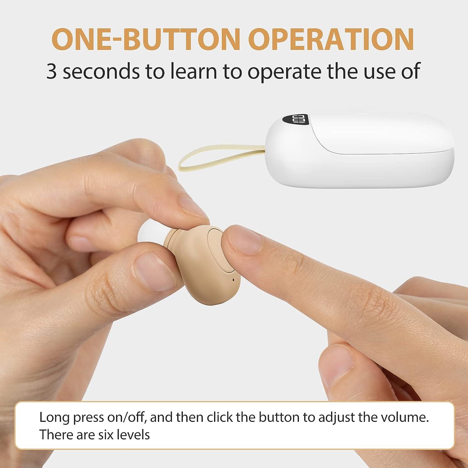 Hearing Aids, Mini Hearing Amplifiers for Adults & Seniors with Noise