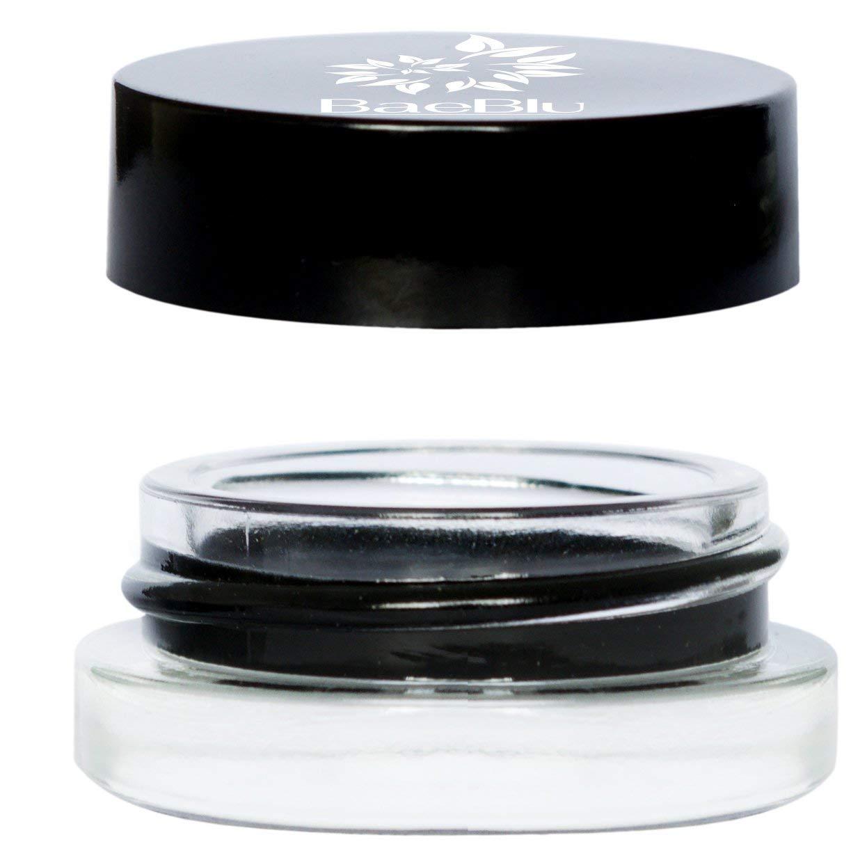 BaeBlu Organic Gel Eyeliner Pot 100 Natural Waterproof NonIrritating Create Any Look Very Black