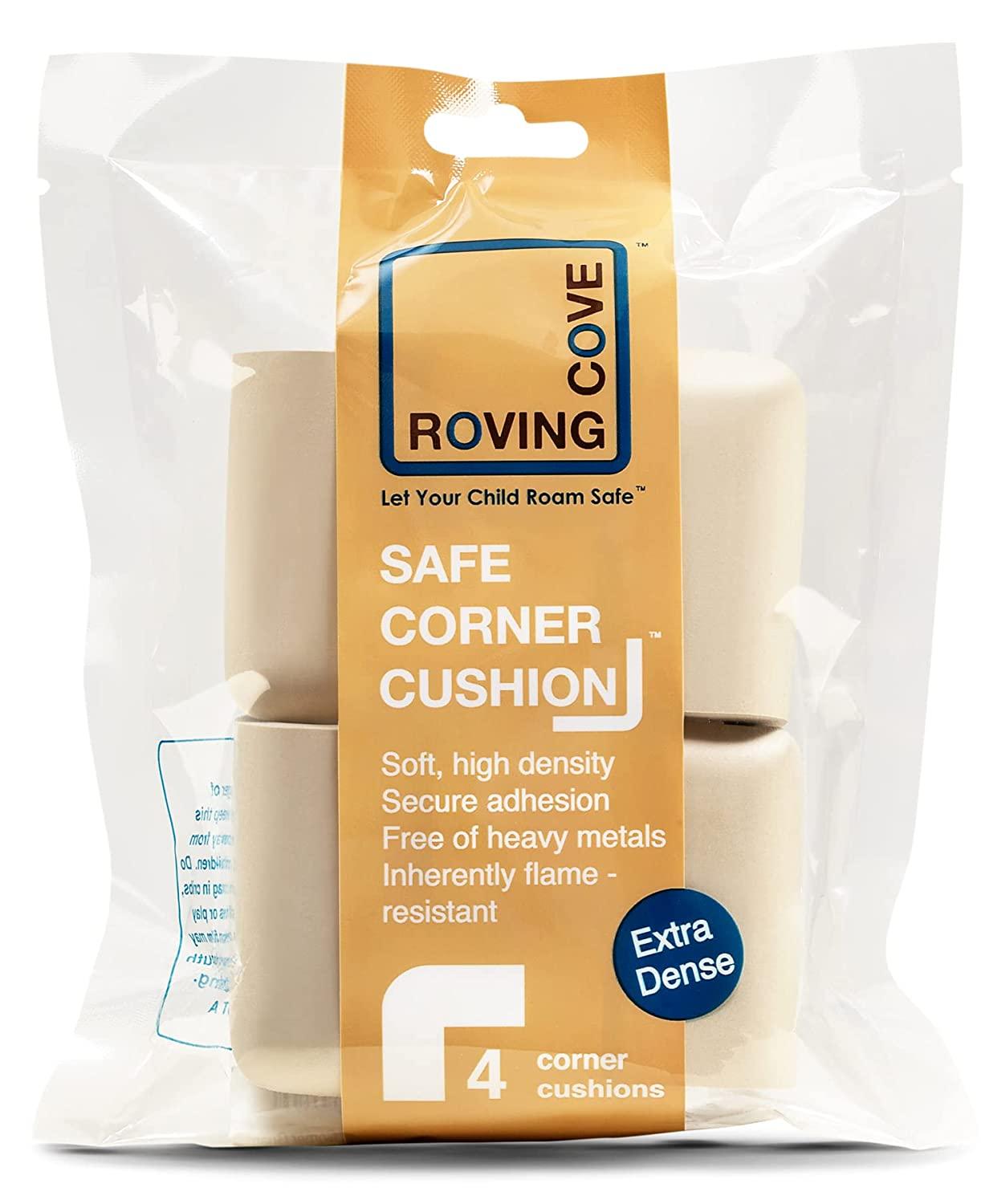 Roving Cove Corner Protector for Baby (4 Large Corners), Hefty-Fit  Heavy-Duty Soft Rubber Foam Furniture Corner Bumper Guards, 3M Adhesive  Pre-Taped