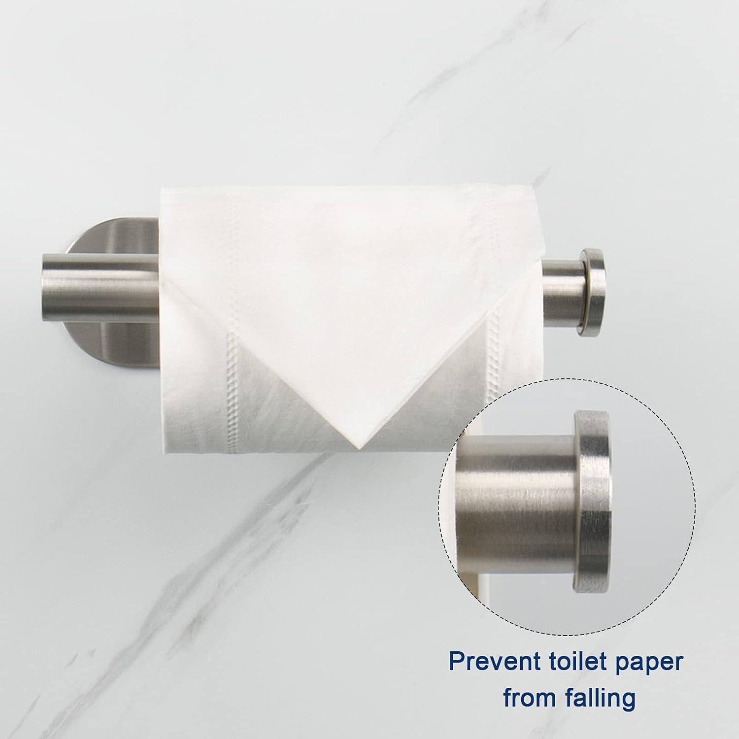 NearMoon Bathroom Toilet Paper Holder, Premium SUS304 Stainless Steel  Rustproof Wall Mounted Toilet Roll Holder for Bathroom, Kitchen, Washroom  (1