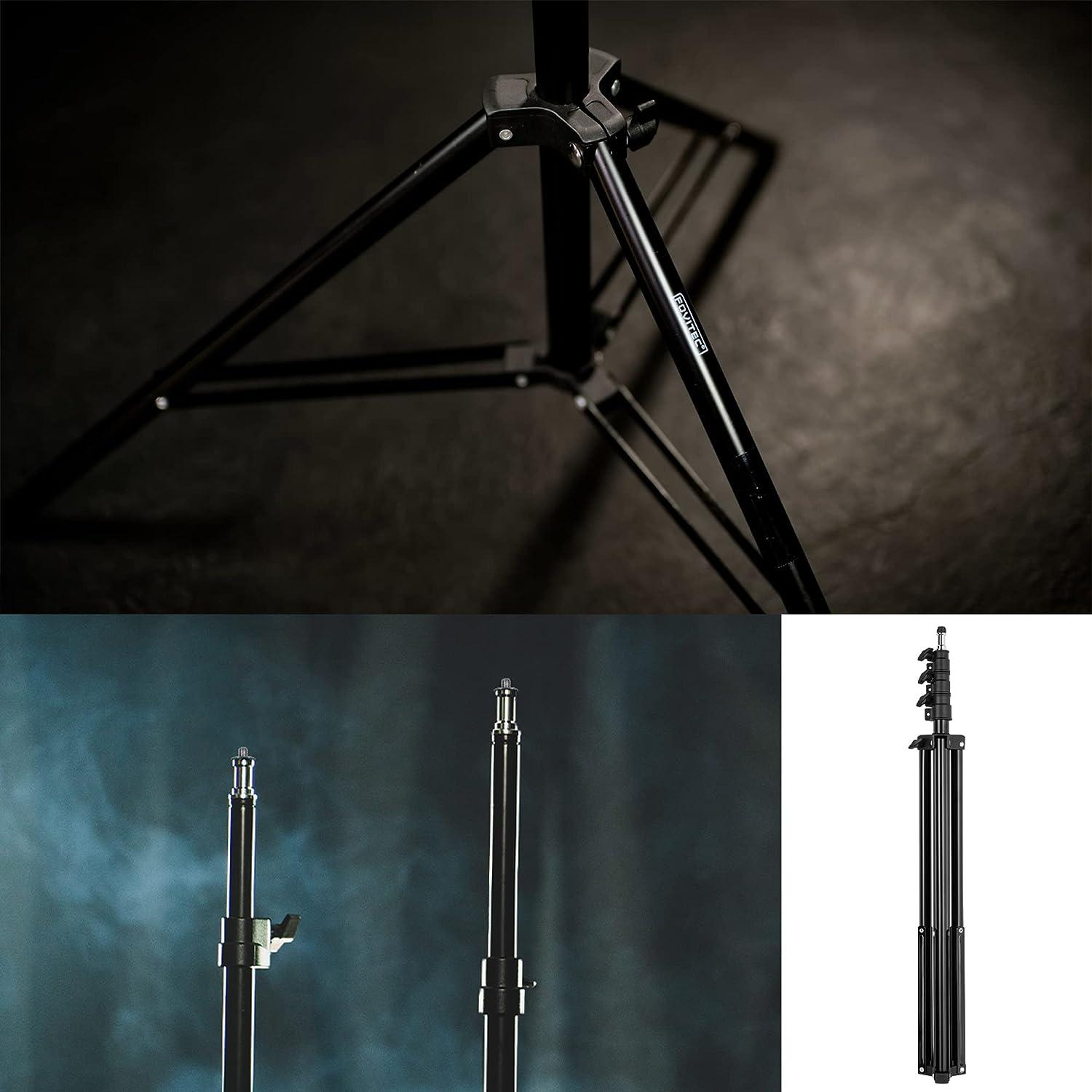 Fovitec 7'6 Spring Cushioned Background Stand Kit with Clip