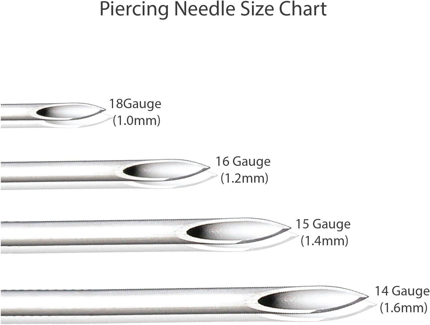 8 Gauge Body Piercing Needle