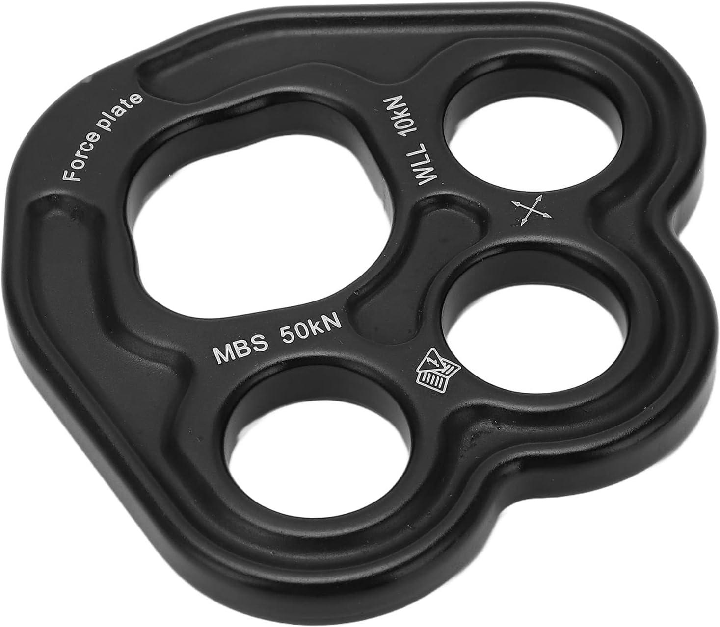 Paw Rigging Plate 3Hole Aluminum Anchor Plate for Rock Climbing 50KN