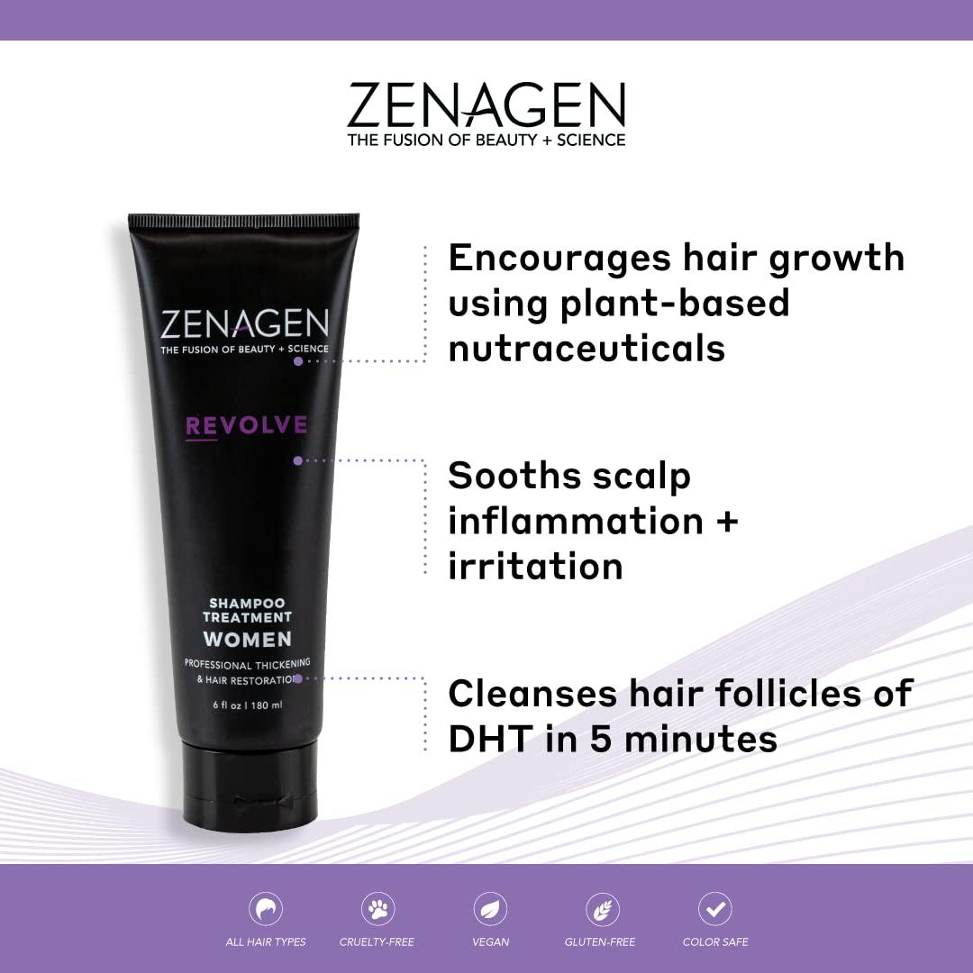 Zenagen Revolve Thickening and Hair Loss Shampoo Treatment for Women 6