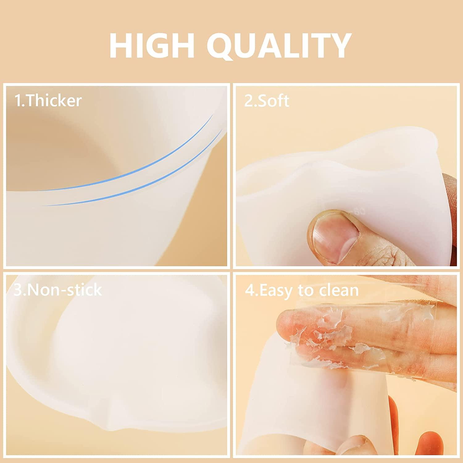 38Pcs/Set Silicone Measuring Cup 100/250ML Resin Mixing Cups