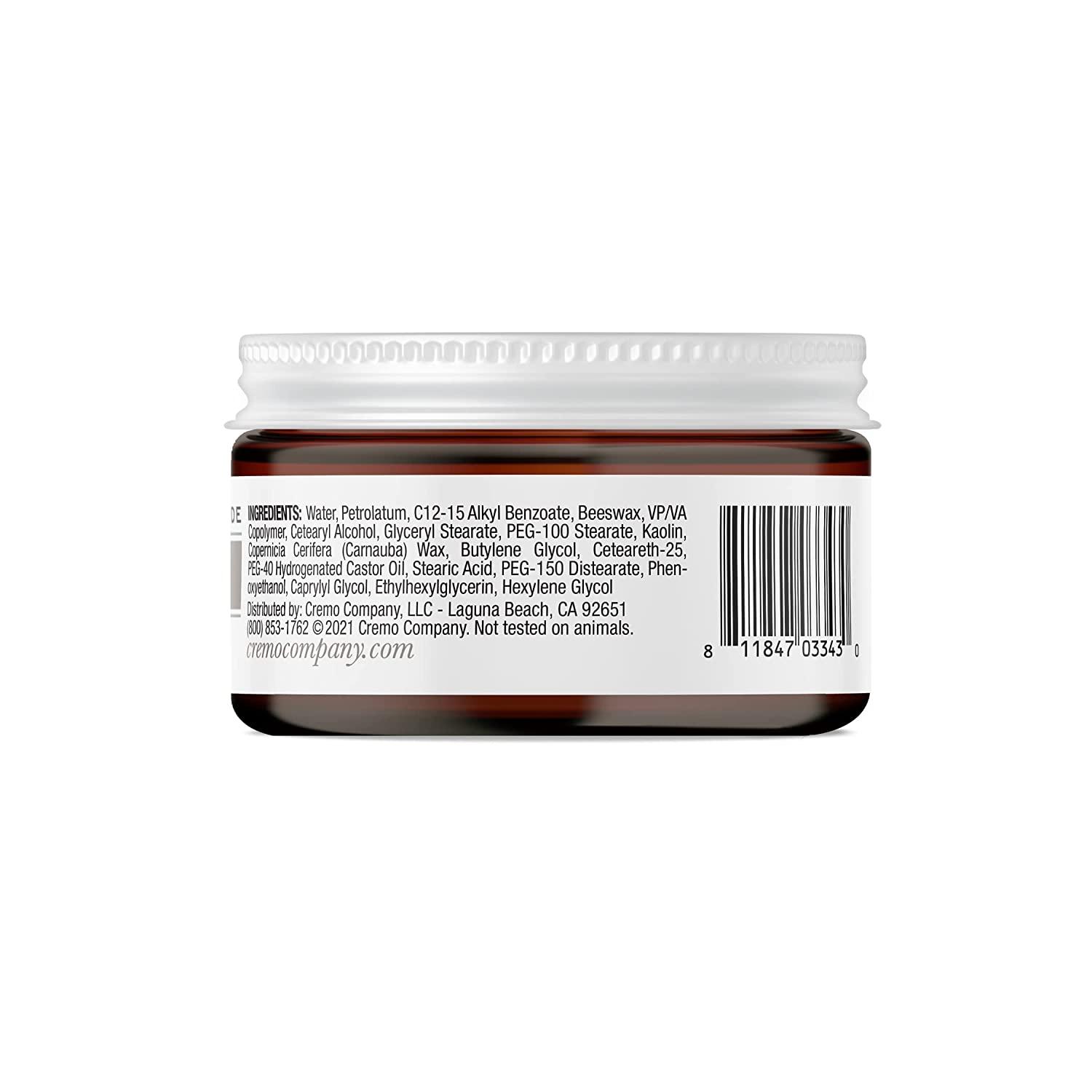 Cremo Premium Barber Grade Hair Styling Sculpting Clay, High Hold