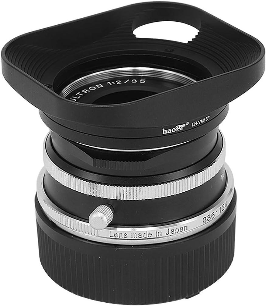 Haoge-Pare-soleil rond en métal pour Tyigtlander NOKTON
