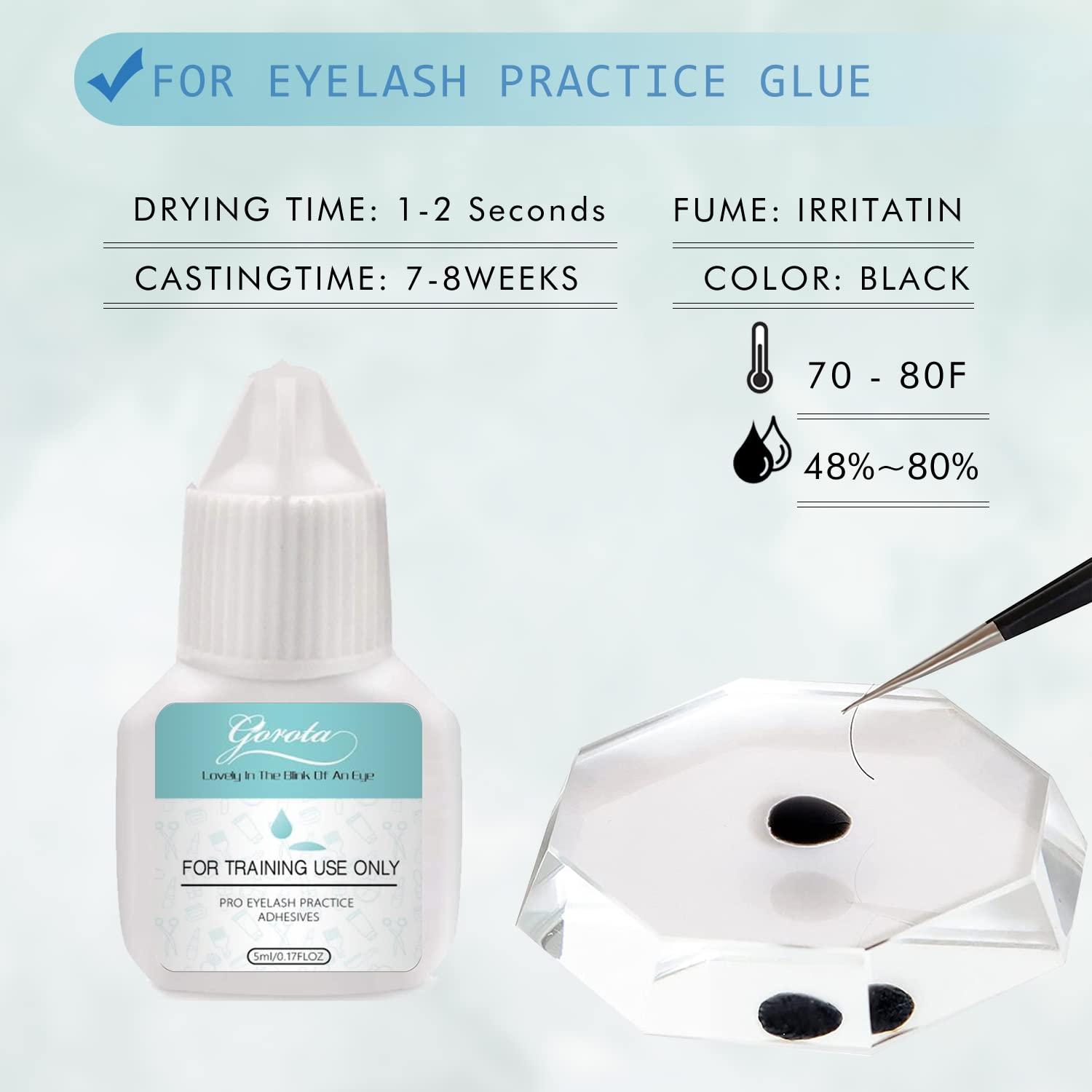 Eyelash Extension Kit,Mannequin Head With Replaced Eyelids Silicone