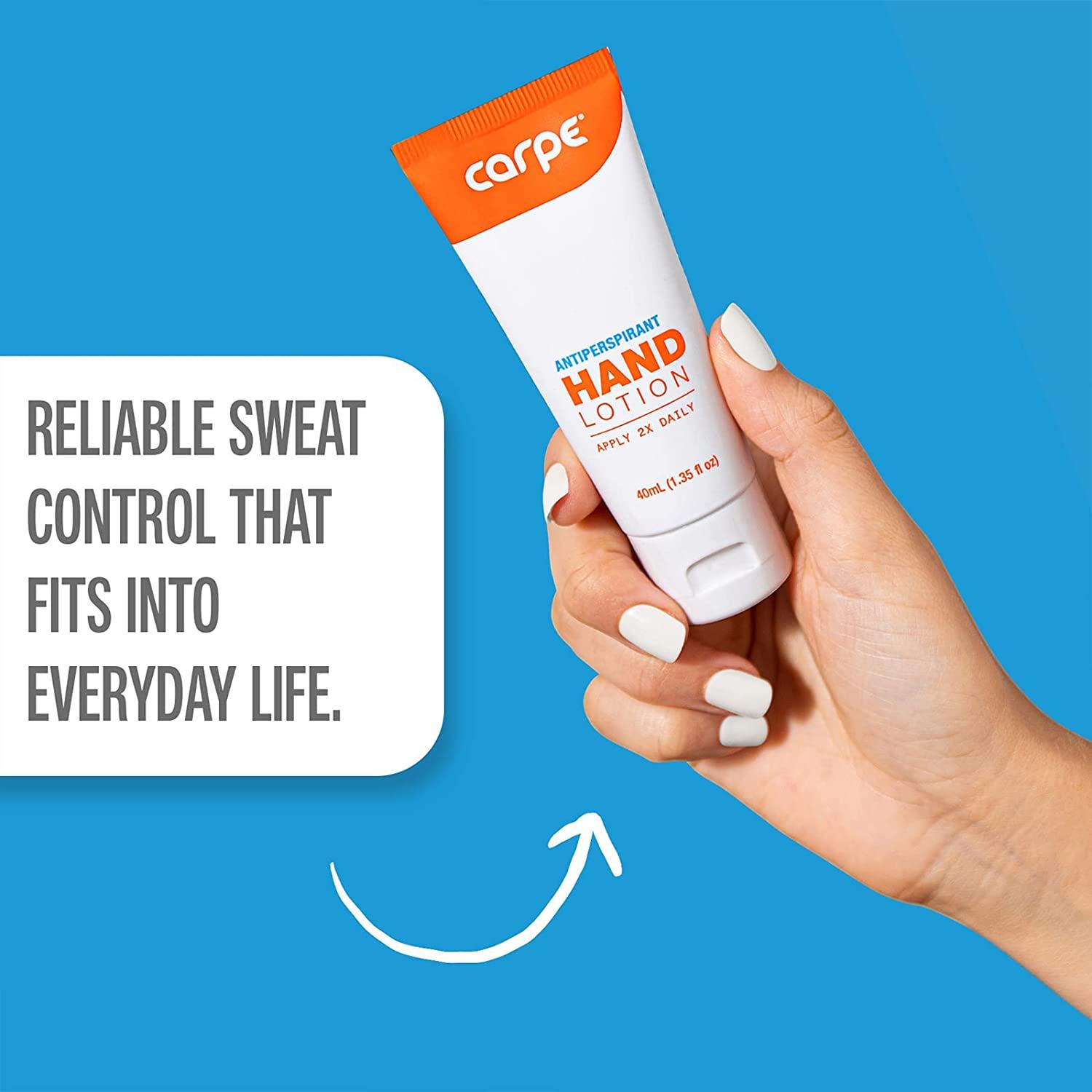 Carpe Antiperspirant Hand Lotion, A non