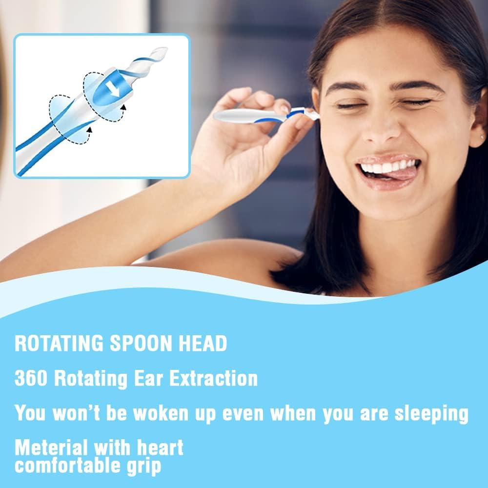 Earwax Removal Tool 2023 Upgraded Safe Spiral Swab Catcher Ear Wax