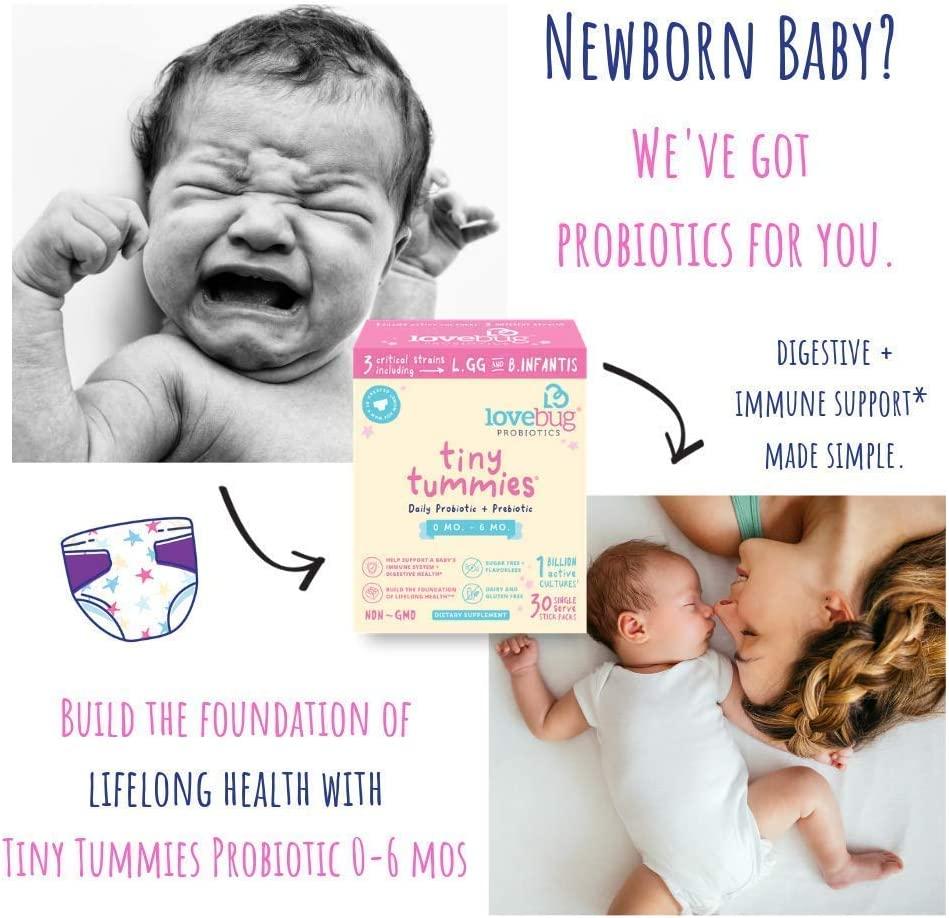 Lovebug Award Winning USDA Organic Probiotic for Infants Ages 0 6