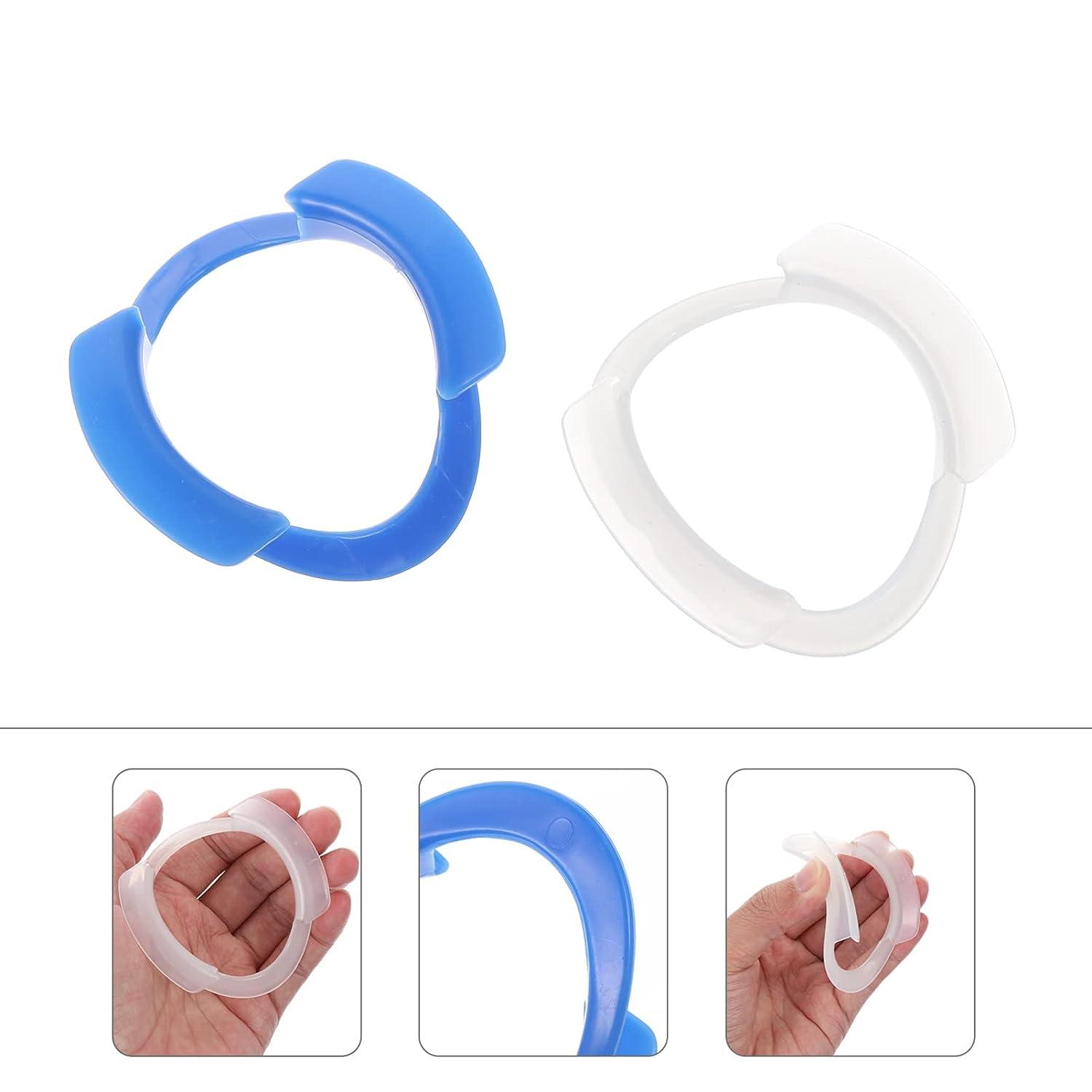 2pcs O Oral Watch Speak Orthodontics Tool Lipless Shape for Mouthguard