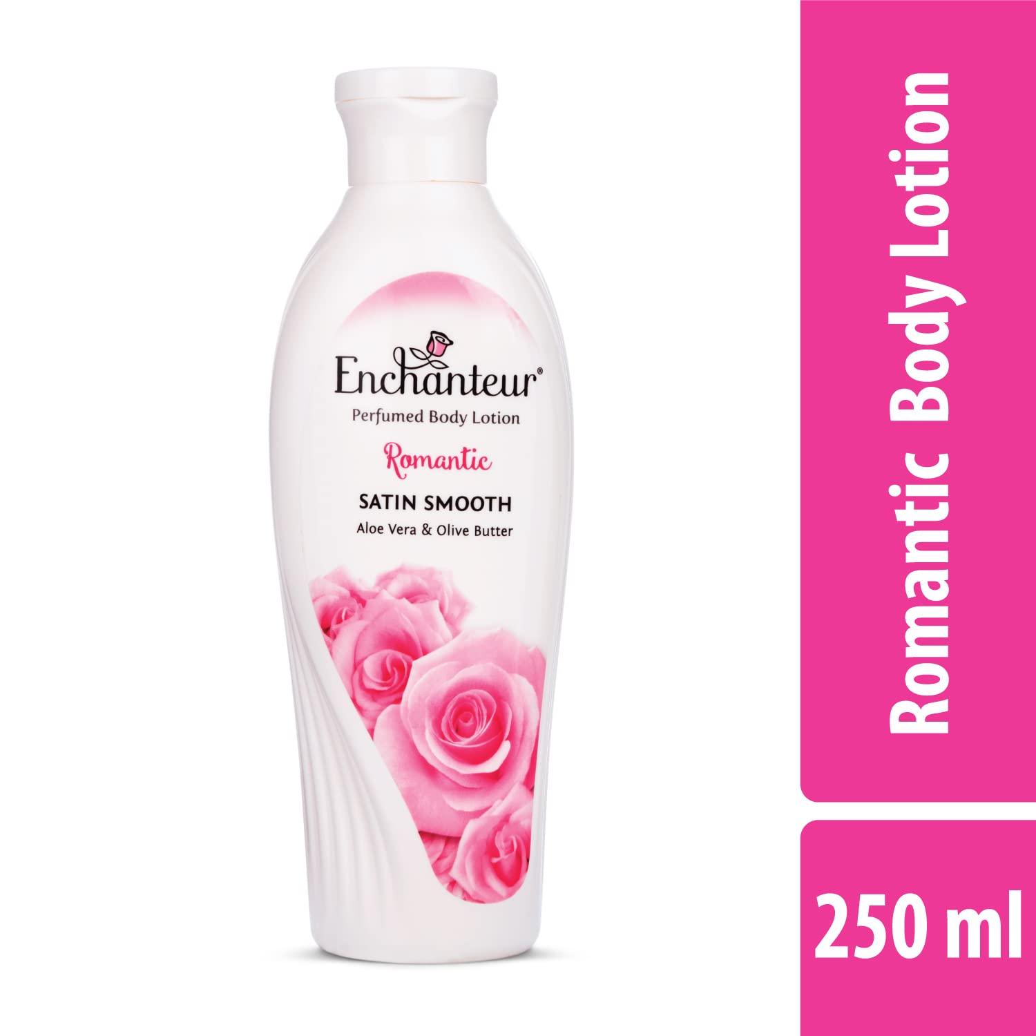Enchanteur Perfumed Body Lotion Moisture Silk Aloe Vera Olive
