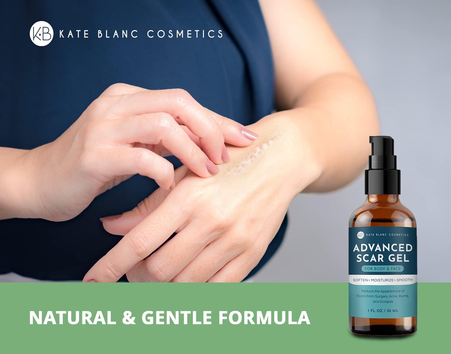 Advanced Scar Gel for Scar Treatment with Vitamin E (1 oz) Kate Blanc