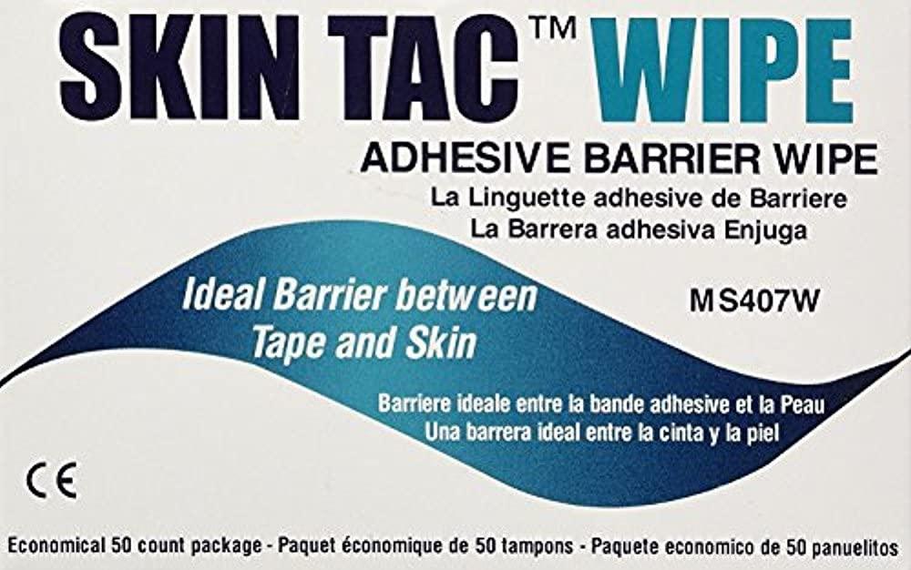 SkinTac Liquid Adhesive Barrier Wipes Skin Barrier Wipe (1 Pack 50
