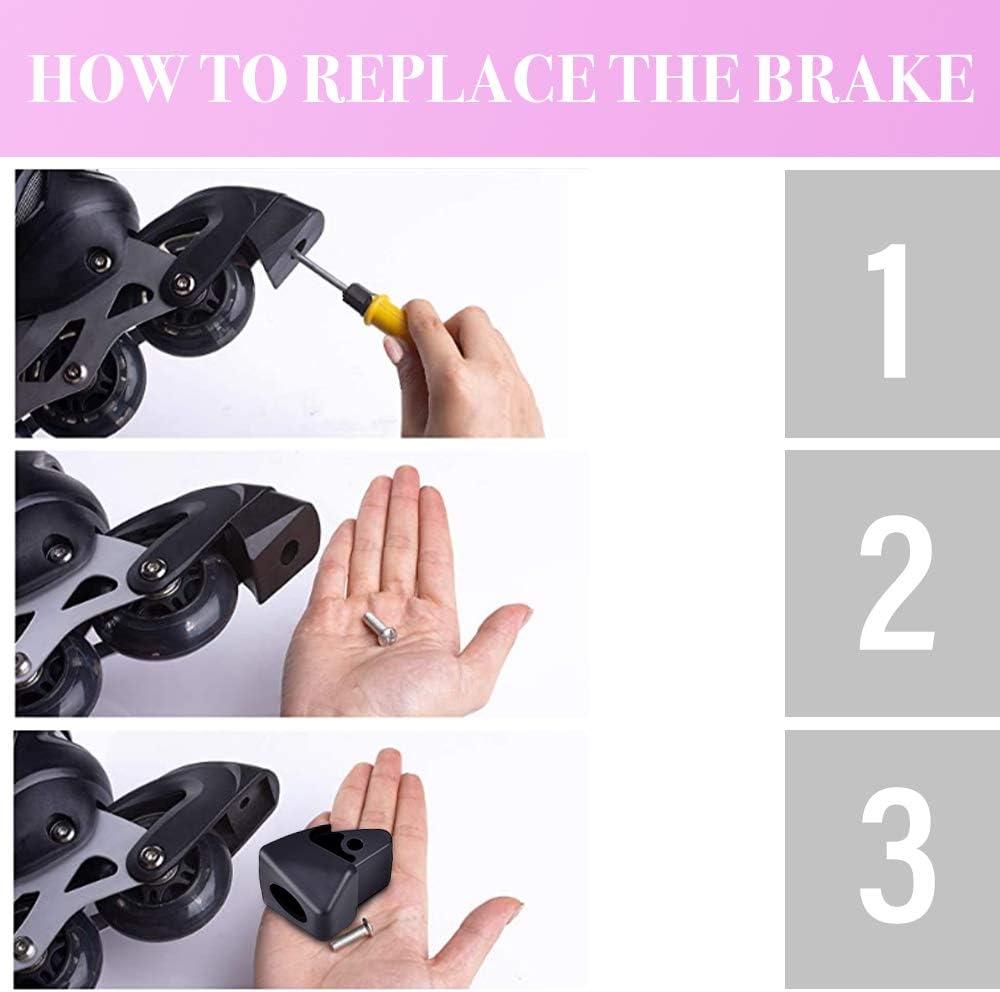 ITurnGlow Kids Boys Adjustable Girls Inline Skates Brake Stopper