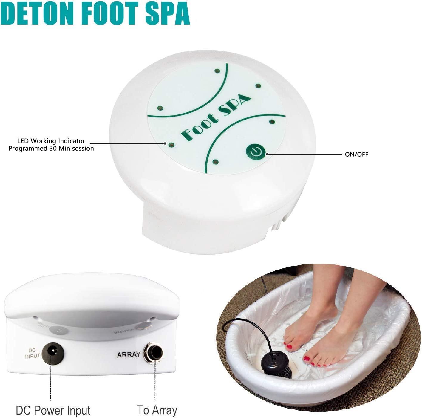 Ionic Detox Foot Bath Machine, Foot Detox Spa Ion Cleanse Chi