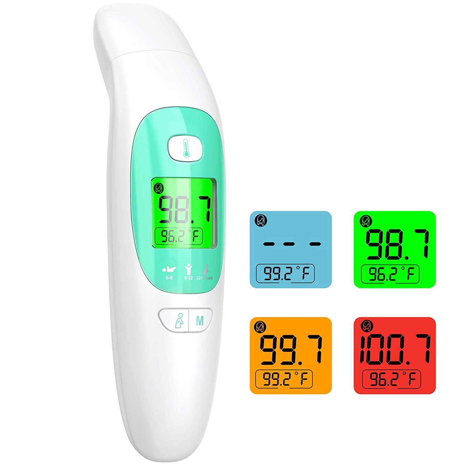 Infrared Forehead Thermometer for Adults Kids Babies, NonContact