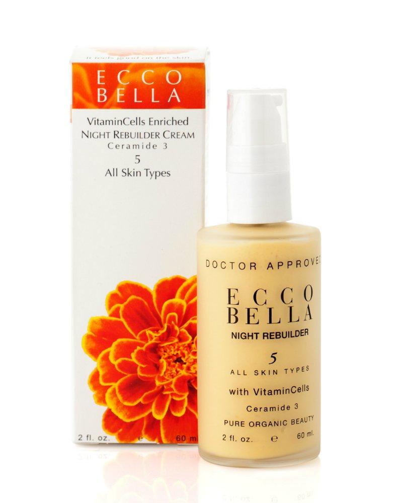 Ecco Bella Plant-Based Night Cream Anti-Aging Moisturizer with