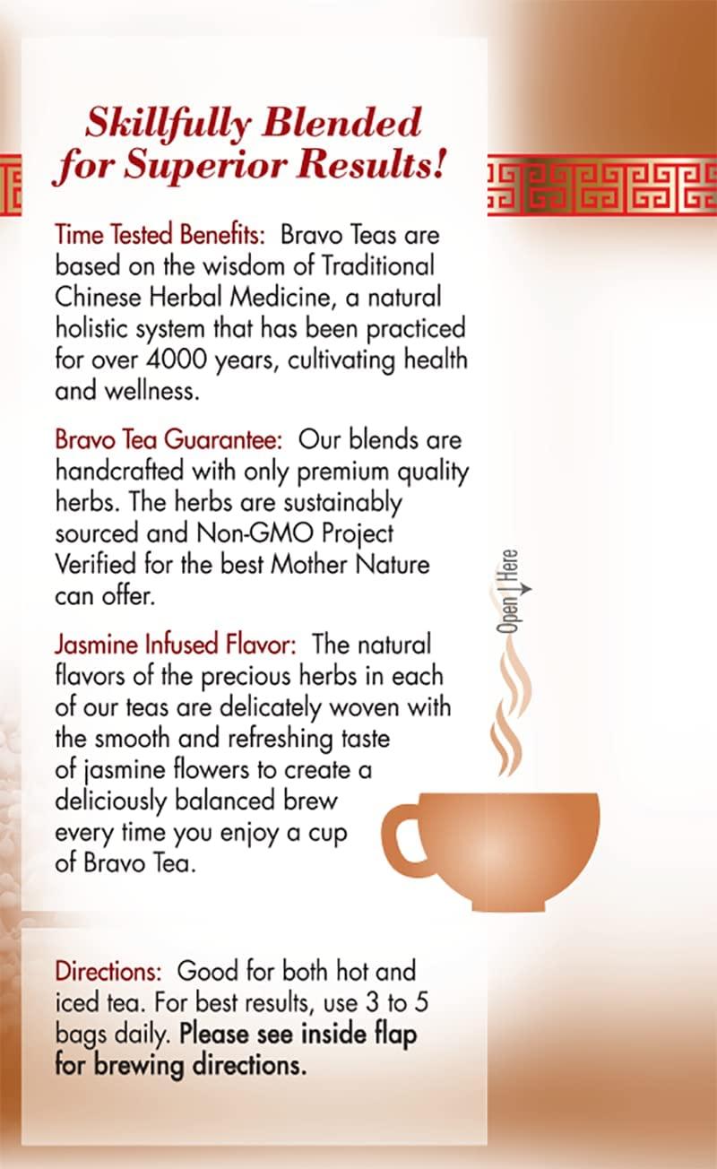 Bravo Tea Hair Regrowth Herbal Tea Caffeine Free, 20 Tea Bags