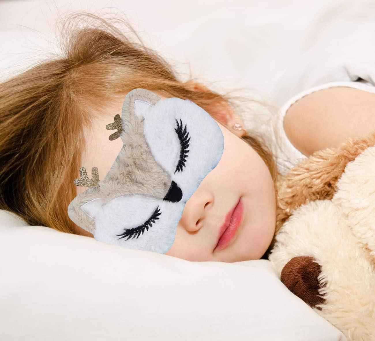 Plush Blindfold Plush Eye Blindfolds For Sleep Nap Eye Cover For