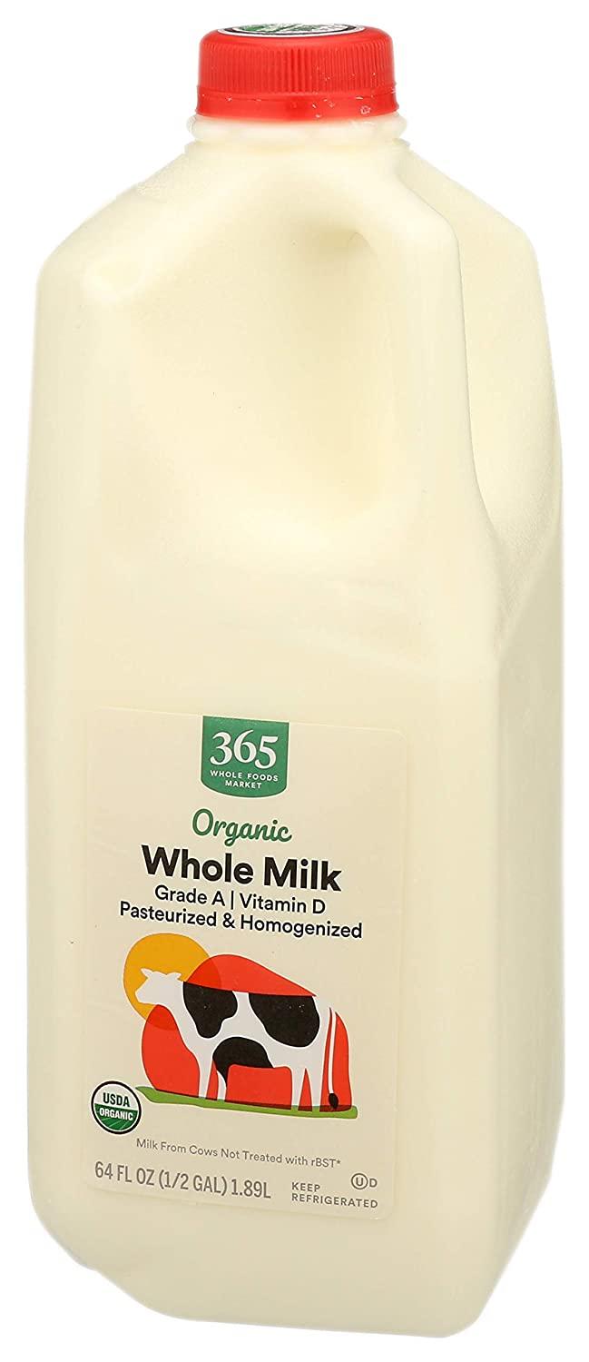 365 by Whole Foods Market, Milk Whole Organic Homogenized, 64 Fl Oz