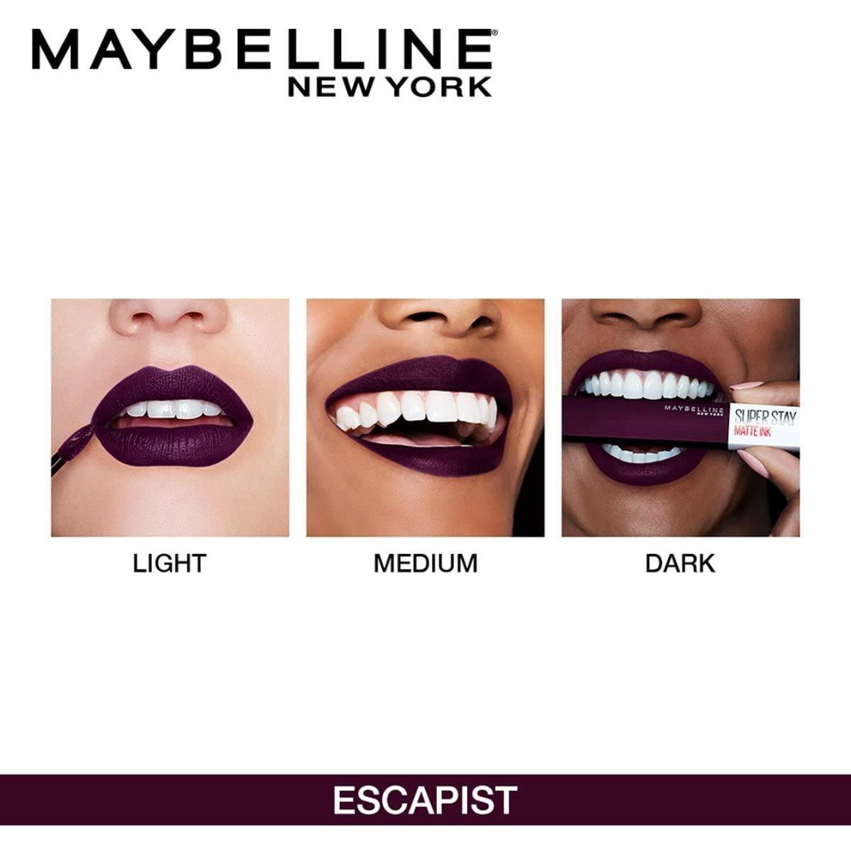 Ounce Oz Maybelline Ink 0.17 of Matte York 1) ESCAPIST Fl (Pack Lipstick Escapist Liquid 45 SuperStay New 0.17