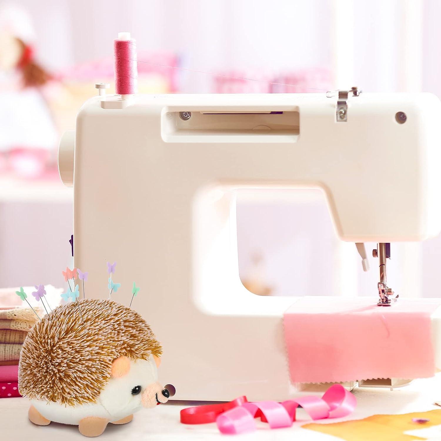 Pin Cushion, Cute Hedgehog Shape Pin Cushion Sewing Needle Cushions Holder Sewing Accessory for Sewing DIY Crafts, Size: 2.8 x 4.1 x 2.6