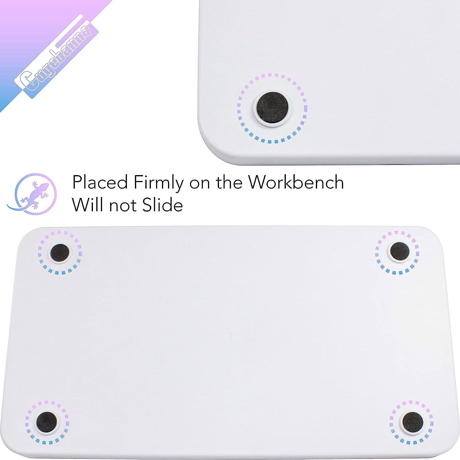 CUGEBANNA Plastic Artist Paint Brush Drying Rack Holds 14 Brushes