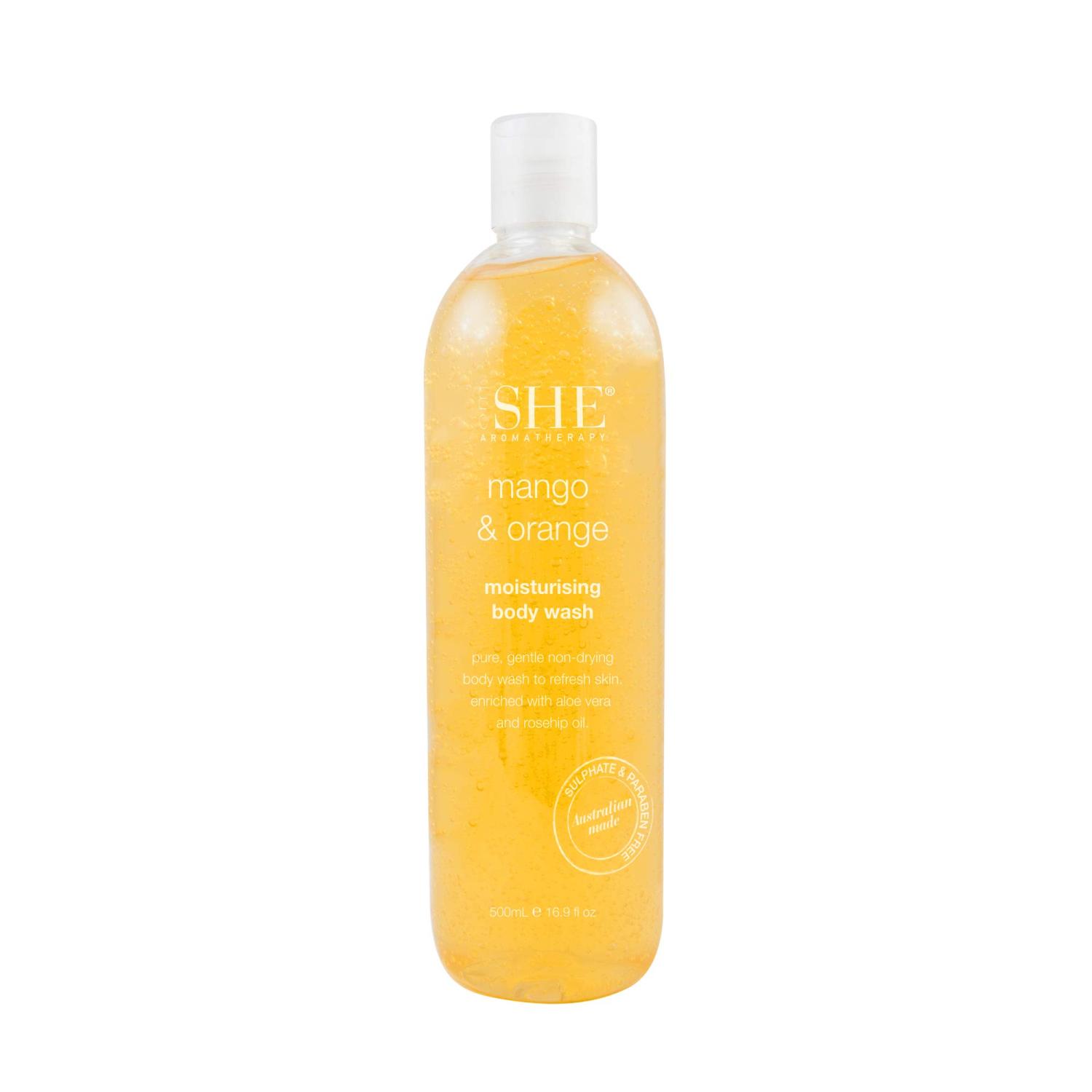 Om She Aromatherapy Mango & Orange Body Wash