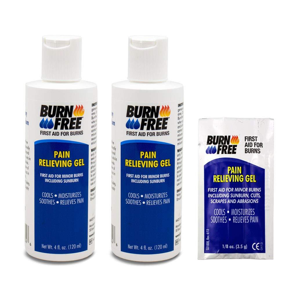 Humixx Burn Free Pain Relieving Gel 4 Ounces Two Pack Pack/Cools