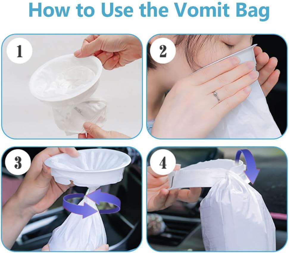 BAOZENP Disposable Vomit Bags 20 PCS (1000ml) Emergency Emesis