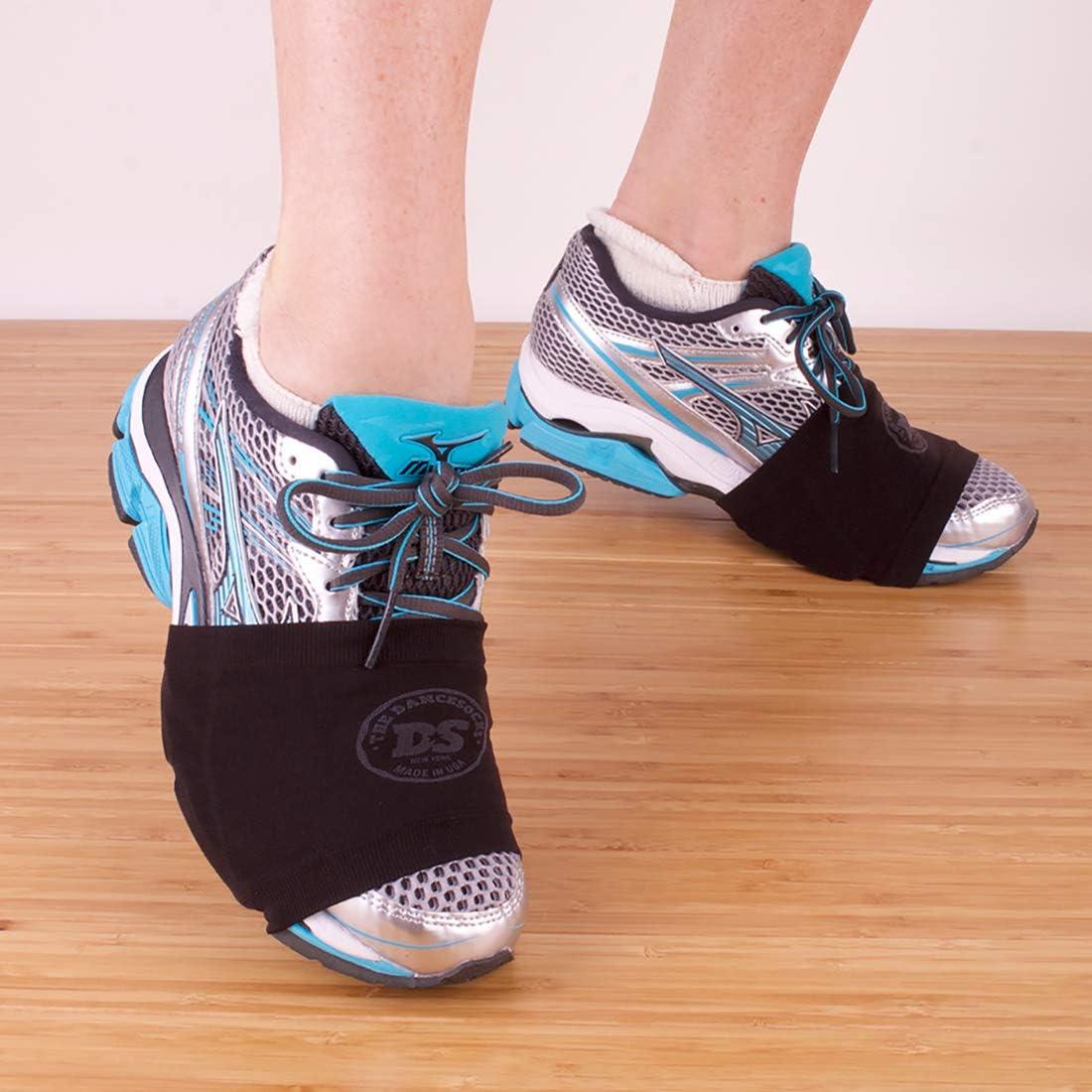  2 FEET Sock for Dancing on Smooth Floors, Over Sneakers,  Smooth Pivots & Turns to Dance with Style on Wood Floors
