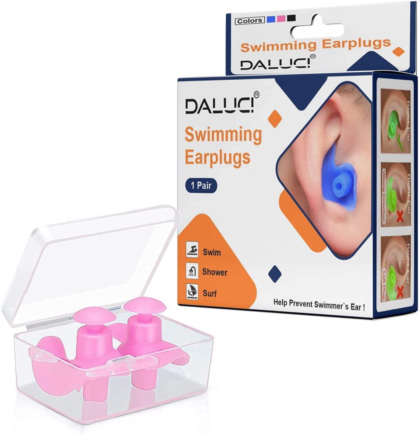 Daluci Swimming Ear Plugs Great Waterproof Ultra Comfy Earplugs Prevent