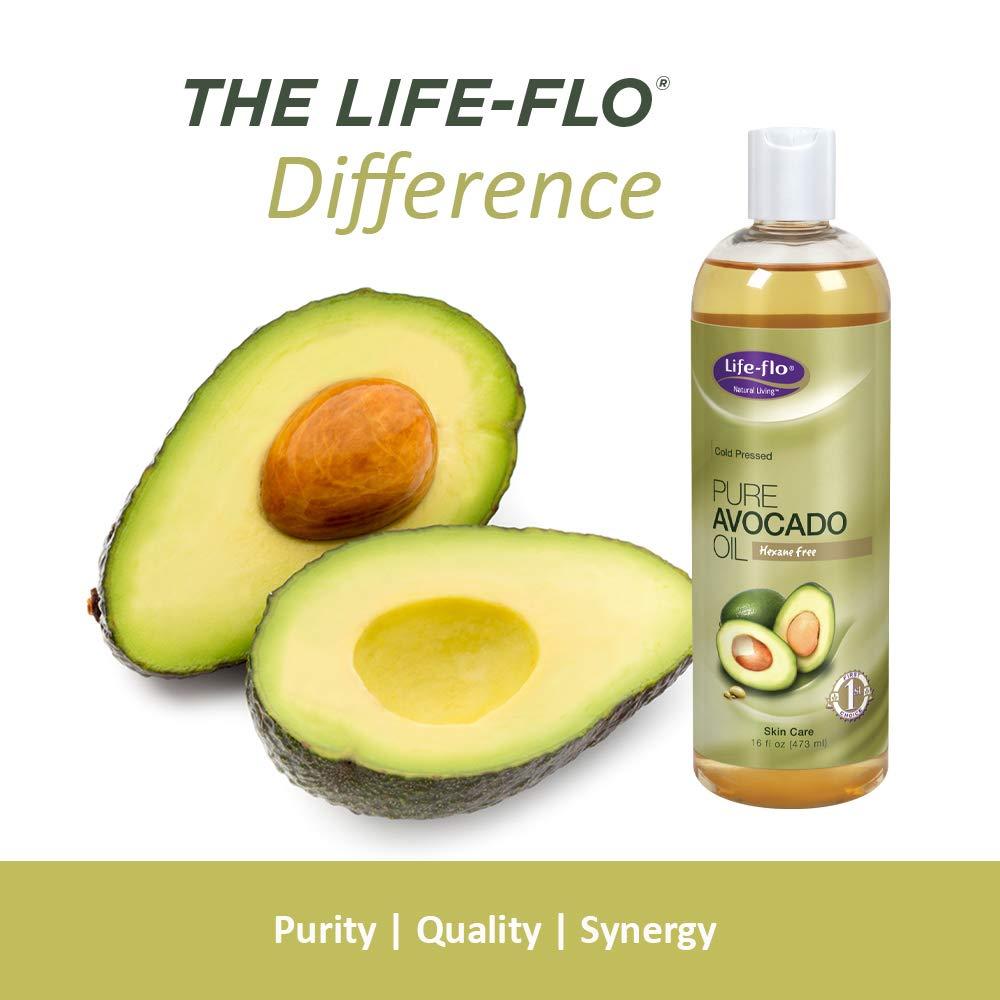 Lifeflo Pure Avocado Oil Skin Care 16 fl oz (473 ml)