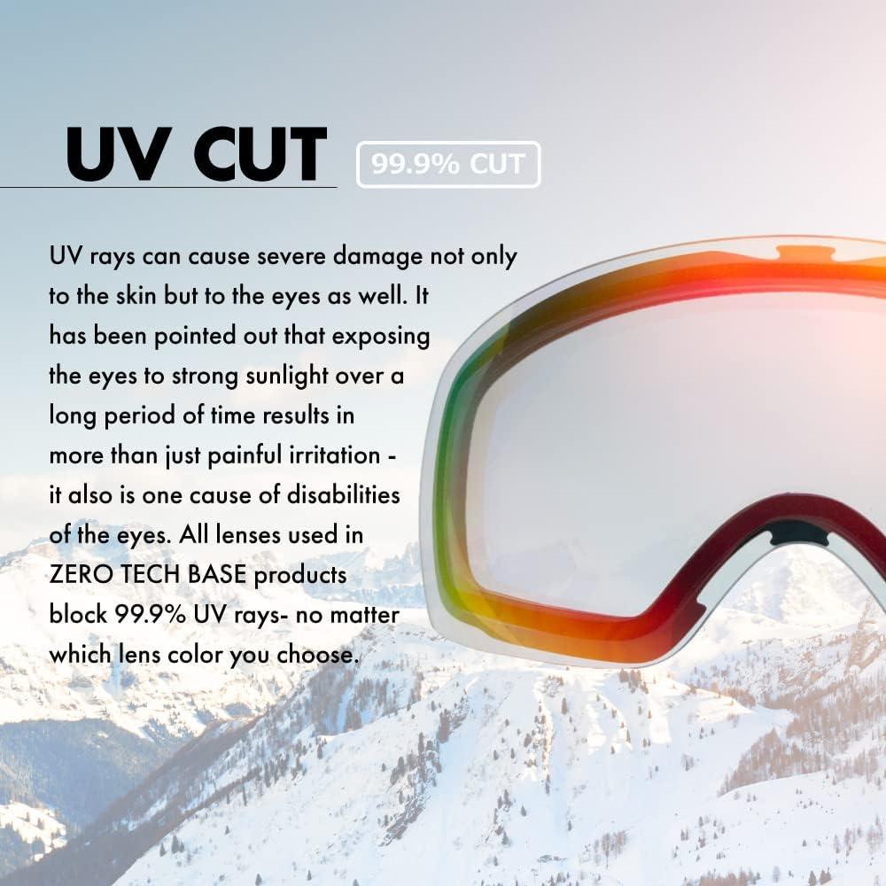 Zero Replacement Lens for Oakley A frame Snow Goggle Ski Snowboad