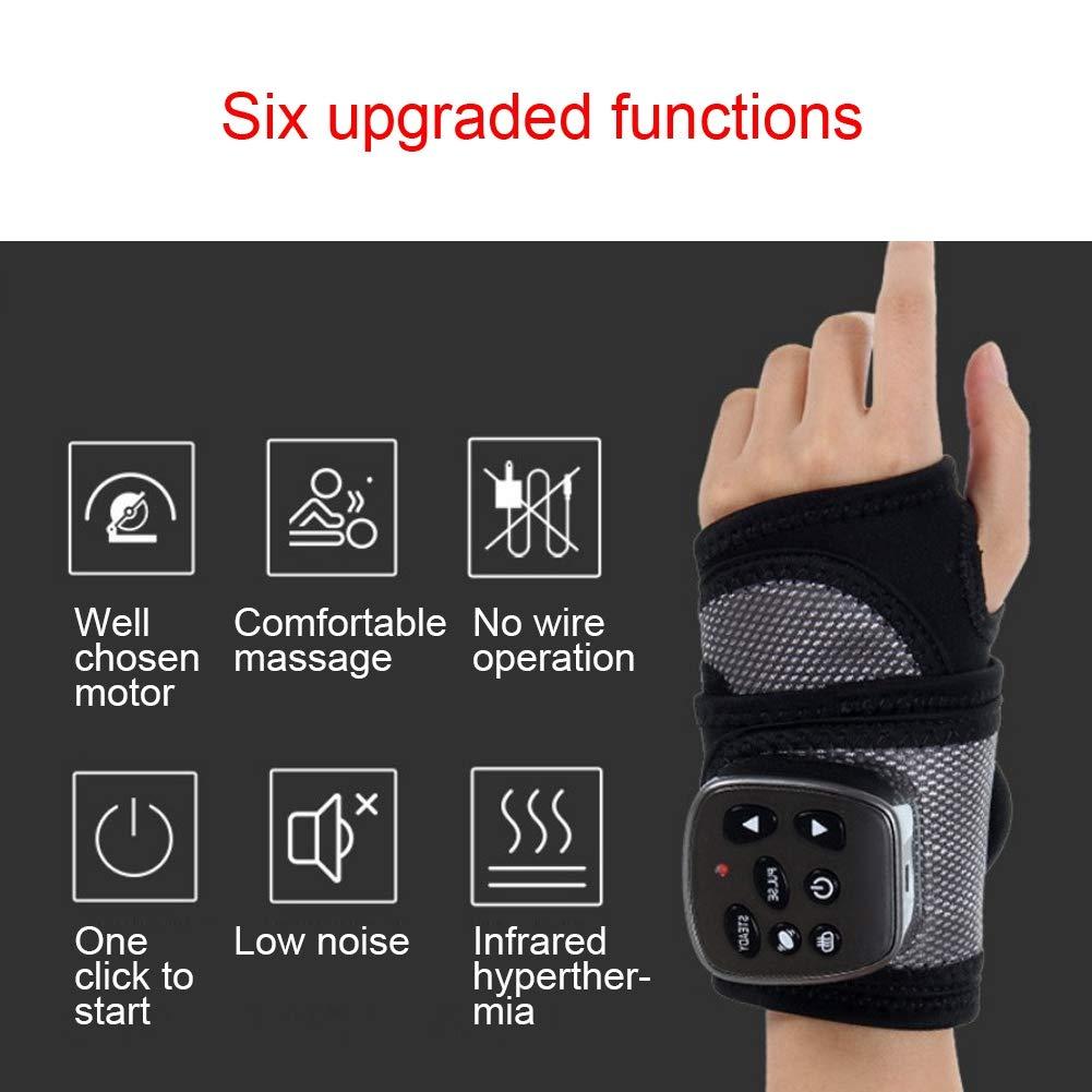 Wrist Brace with Electric Vibration Massage and Heating for Carpal Tunnel  Pain Relief - Adjustable for Right and Left Hand | Buy Now with Express  International Delivery | GoSupps.com