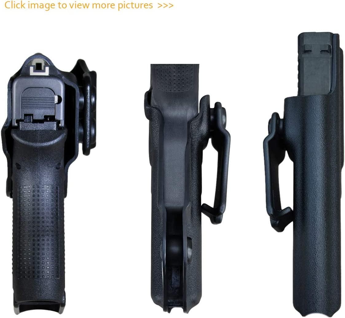 Glock 43/43X IWB Kydex Holster Adjustable Cant & Retention Black