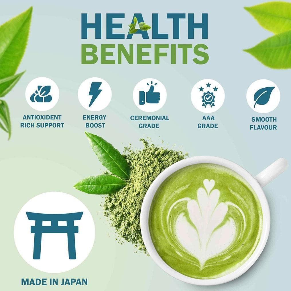 ACTA LIFE 50g. The Finest Ceremonial Grade Matcha Green Tea Powder from Shizuoka Japan First