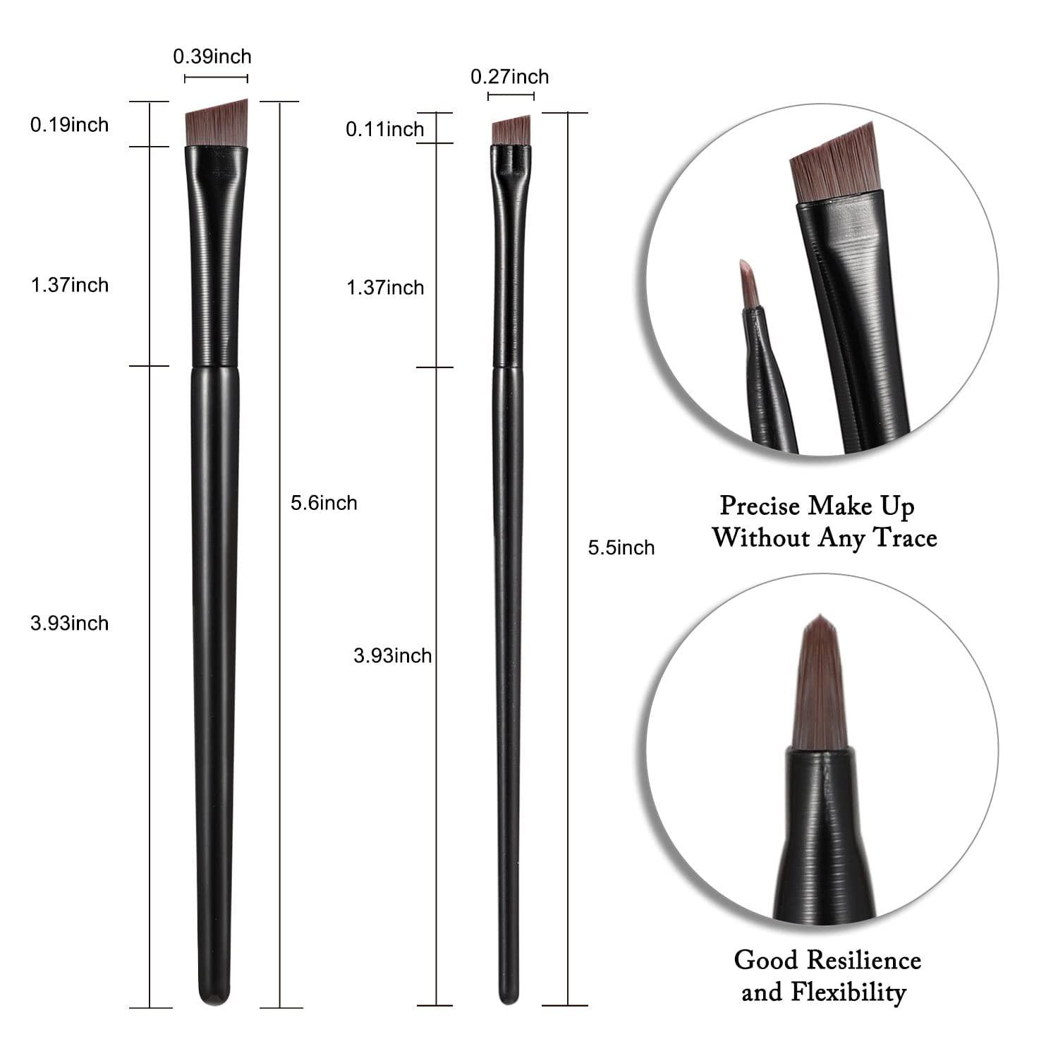Fine Angled Eyeliner Brushes, Etercycle Eye Liner brush, Ultra Thin