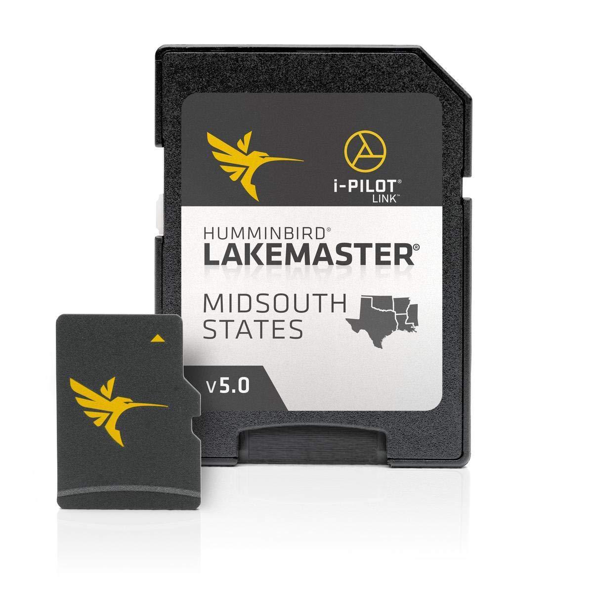 Humminbird LakeMaster MidSouth States Edition Digital GPS Lake Maps