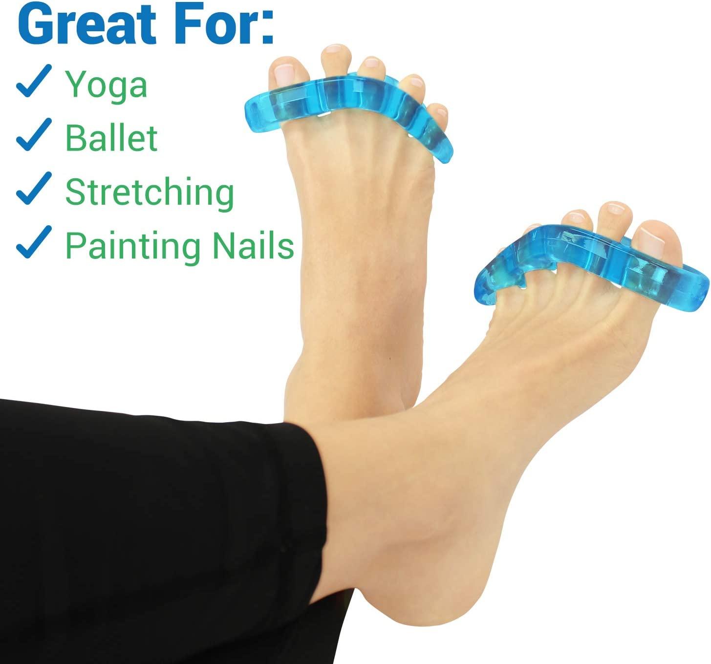 ViveSole Toe Stretchers Separators (4 Pieces) Gel Therapeutic Spa