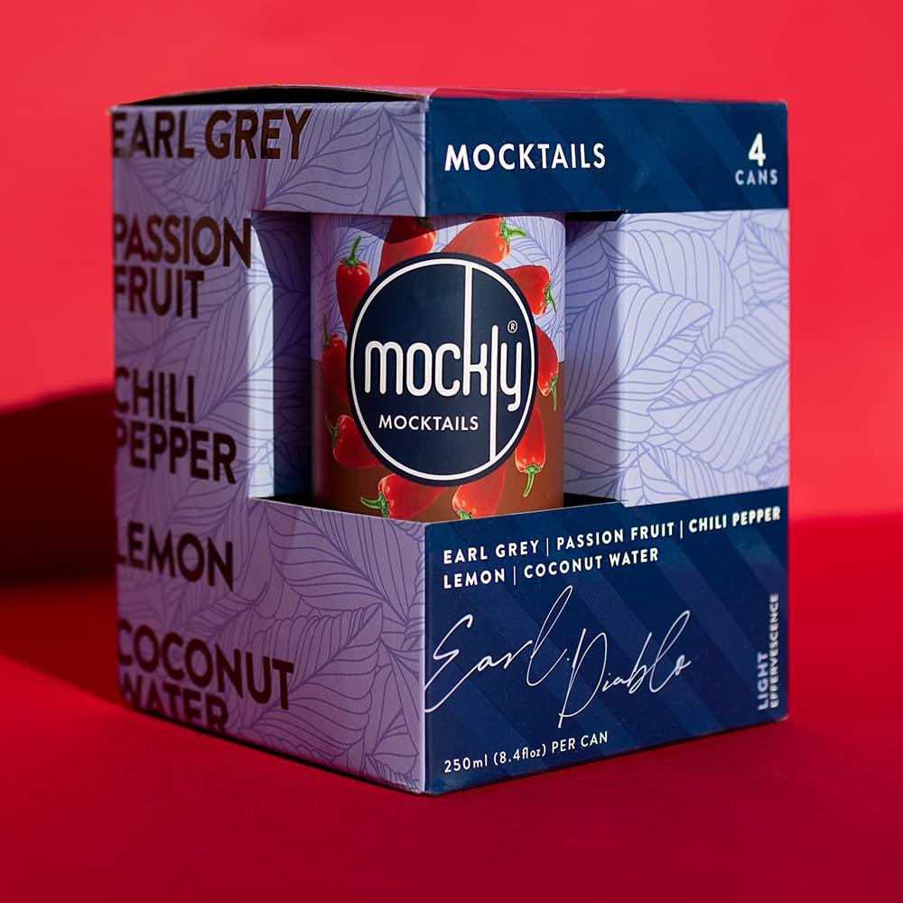 Mockly Earl Diablo BoozeFree Cocktail 4Pack NonAlcoholic Mixer