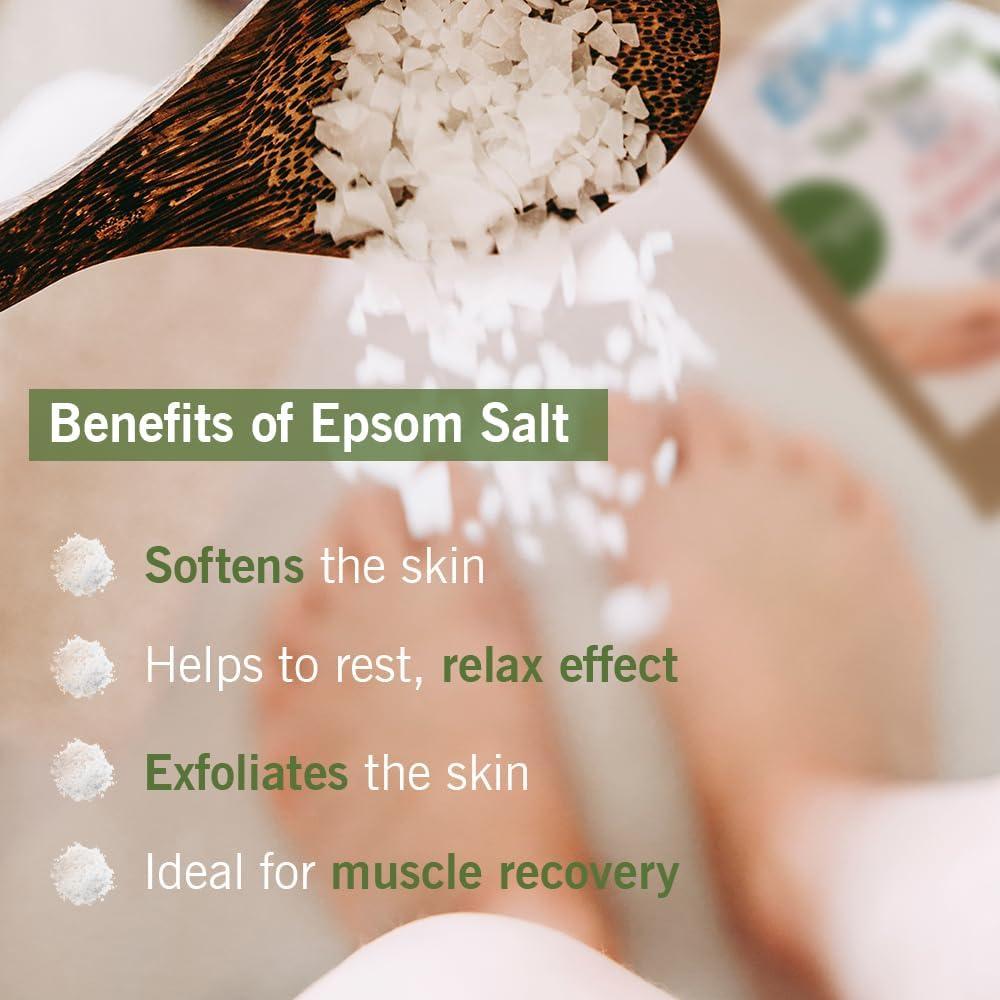 Soaking Feet In Epsom Salt For Toenail Fungus Tea Tree Essential Oil Foot Soak Salts - Antifungal Bath Treatment for