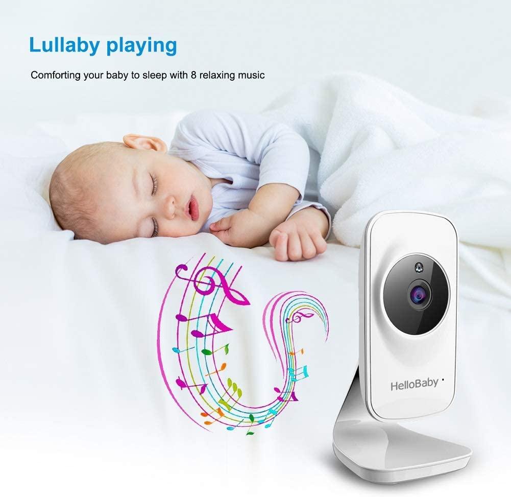 HelloBaby Video Baby Monitor With 5 Color LCD Screen HB50 Infrared Night  Vision for sale online