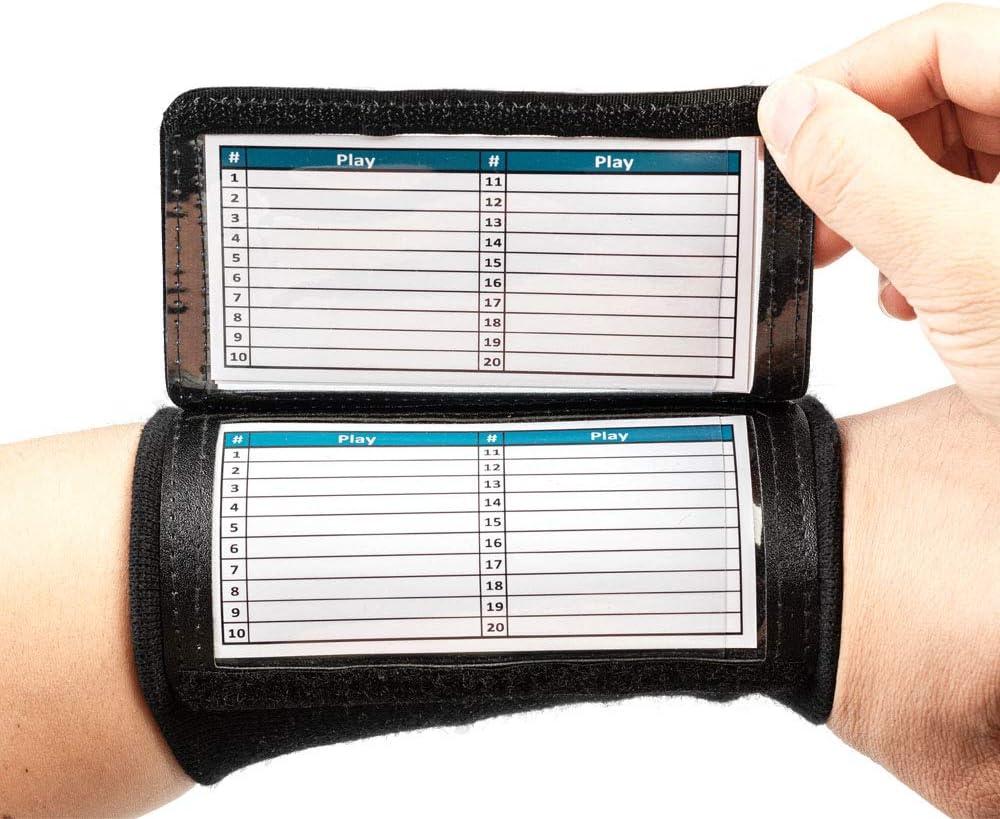 Bracelet d'entraîneur Sport Playbook - Trois 3 compartiments - Pack de